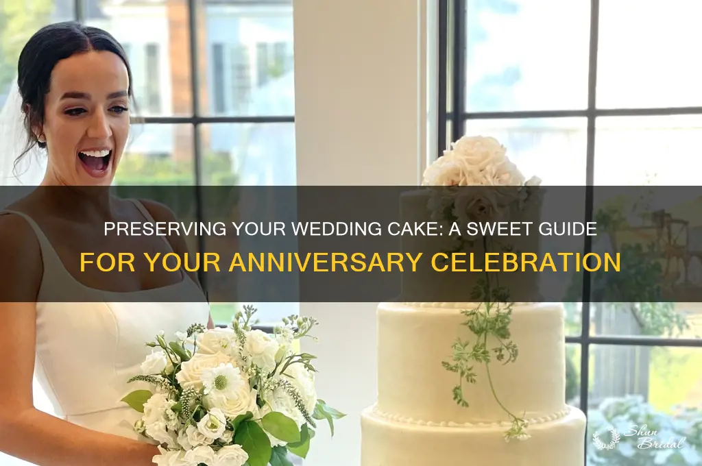 how to save wedding cake for anniversary