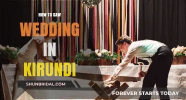Traditional Kirundi Wedding Sawing Techniques: A Step-by-Step Guide