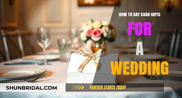 Polite Ways to Request Cash Gifts for Your Wedding Celebration