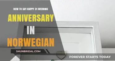 Celebrate 31 Years of Love: Norwegian Wedding Anniversary Wishes
