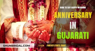 Celebrate Love: Gujarati Phrases for a Happy Wedding Anniversary