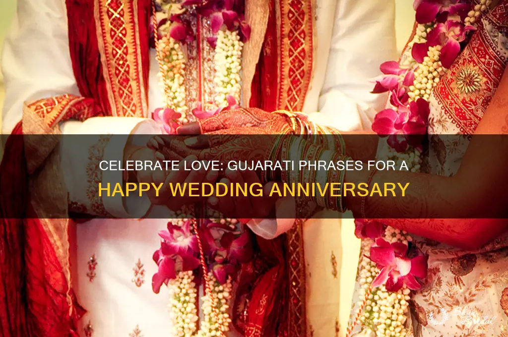 how to say happy wedding anniversary in gujarati