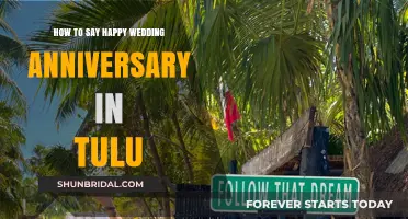 Celebrate Love in Tulu: Saying Happy Wedding Anniversary with Ease