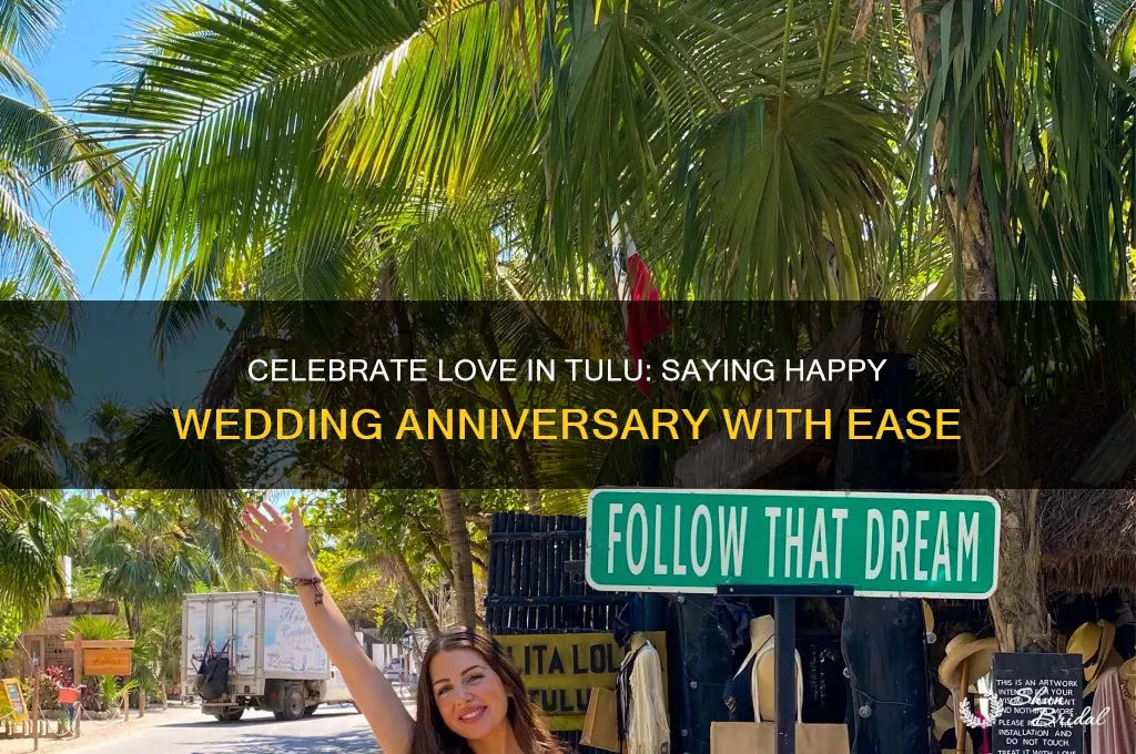 how to say happy wedding anniversary in tulu