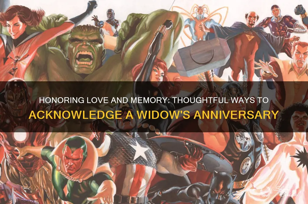 how to say happy wedding anniversary to a widow
