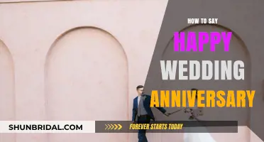 Celebrate Love: Creative Ways to Say Happy Wedding Anniversary