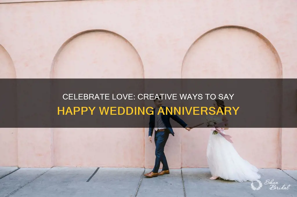 how to say happy wedding anniversary