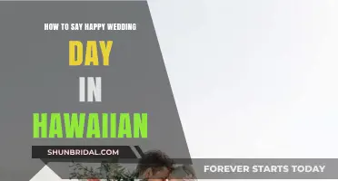 Celebrate Love: Saying 'Happy Wedding Day' in Hawaiian Language