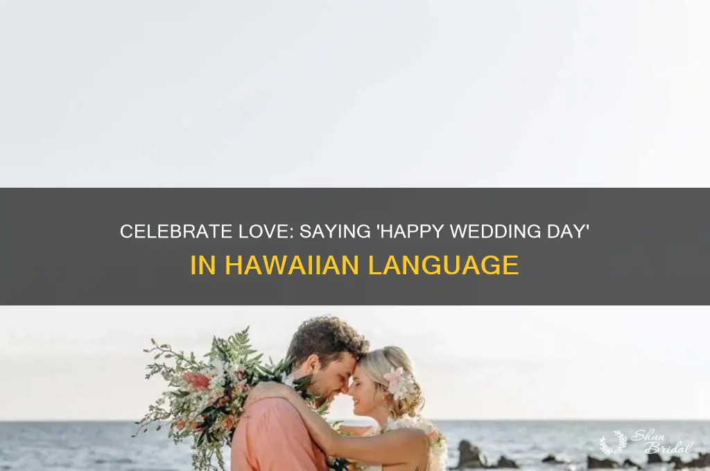 how to say happy wedding day in hawaiian