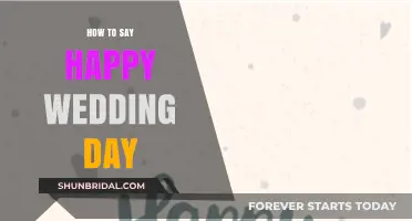 Celebrate Love: Perfect Ways to Say 'Happy Wedding Day' to the Couple