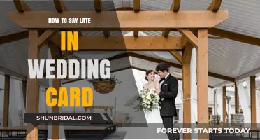 Elegant Ways to Mention a Late Wedding Start in Your Invitation