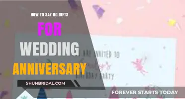 Celebrate Love, Not Gifts: How to Politely Decline Anniversary Presents