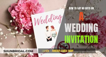 Declining Gifts Graciously: Wedding Invitation Etiquette