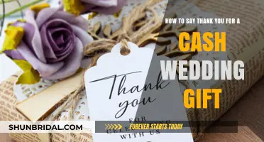 Expressing Gratitude: Thoughtful Ways to Thank Guests for Cash Wedding Gifts