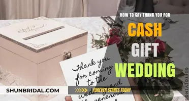 Expressing Gratitude: Perfect Ways to Thank Guests for Wedding Cash Gifts