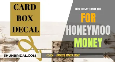 Expressing Gratitude for Honeymoon Money: A Guide