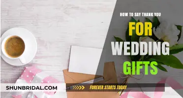 Expressing Gratitude: Thoughtful Ways to Thank Guests for Wedding Gifts