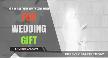 Expressing Gratitude: How to Thank Coworkers for Your Wedding Gift