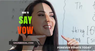 Mastering the Art of Vow Pronunciation: A Step-by-Step Guide