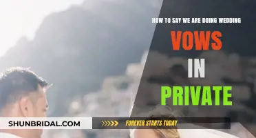 Intimate Wedding Vows: Crafting Private Promises for Your Special Day