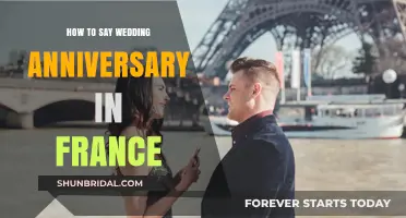 Celebrating Love: How to Say Wedding Anniversary in France