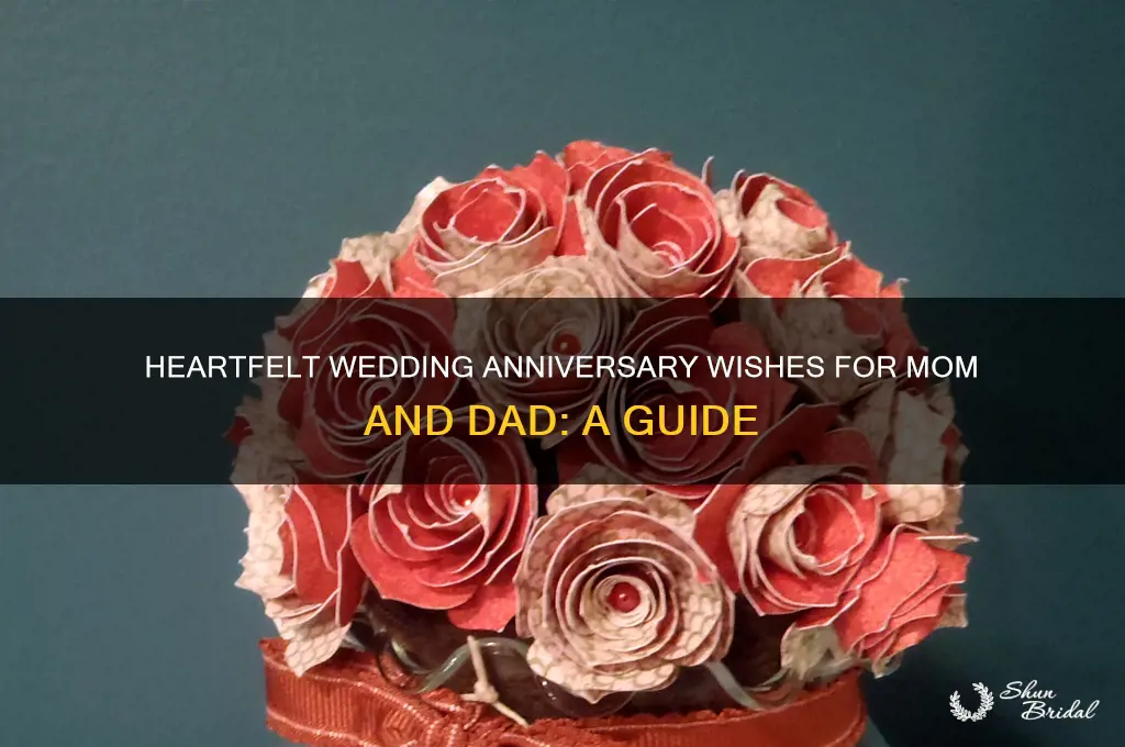 how to say wedding anniversary wishes to mom and dad