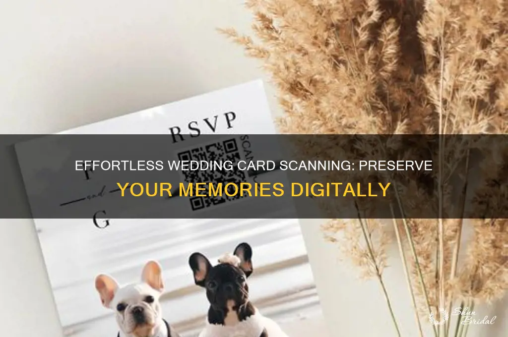how to scan wedding card