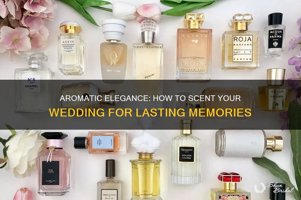 how to scent your wedding