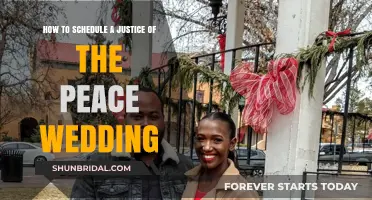 Scheduling Your Justice of the Peace Wedding: A Step-by-Step Guide