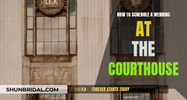 Planning a Courthouse Wedding: Scheduling and Logistics