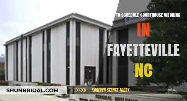 Scheduling Your Fayetteville, NC Courthouse Wedding: A Step-by-Step Guide