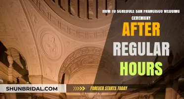 Scheduling Your San Francisco Wedding Ceremony After Regular Hours: Tips & Tricks