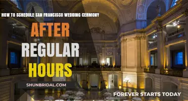 Scheduling Your San Francisco Wedding Ceremony After Regular Hours: A Guide
