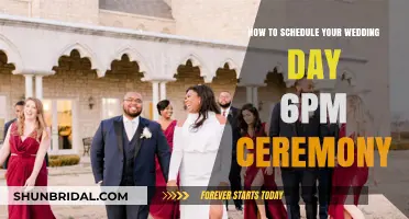 Perfect 6pm Wedding Ceremony: A Step-by-Step Scheduling Guide