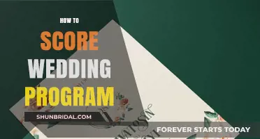 Mastering the Art of Scoring Your Dream Wedding Program