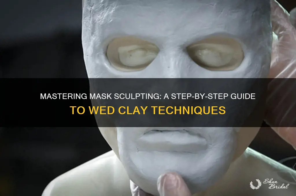 how to sculpt a mask with wed clay