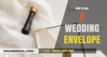 Elegant Envelope Sealing: A Step-by-Step Guide for Wedding Invitations