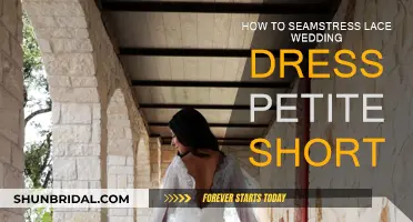 Customizing a Petite Lace Wedding Dress