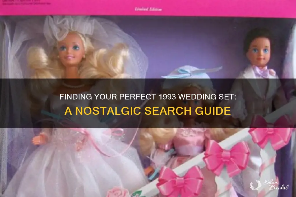 how to search for a wedding set from 1993