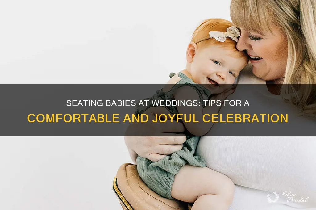 how to seat babies at a wedding