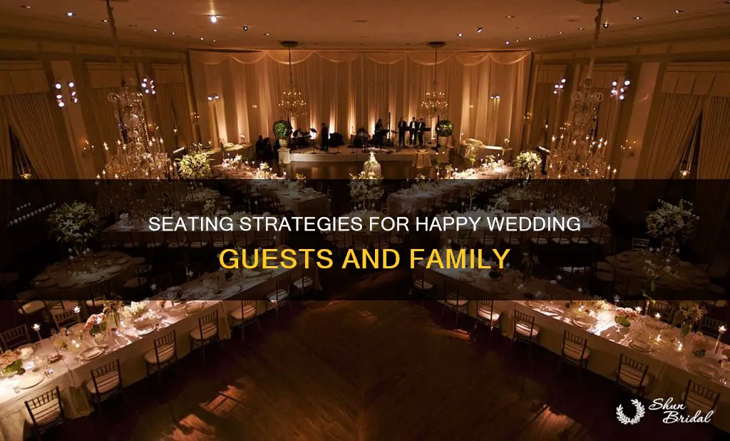 how to seat family at a wedding reception