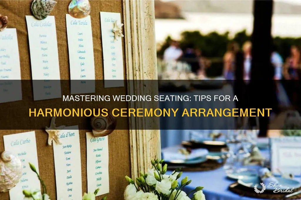 how to seat guests at a wedding ceremony
