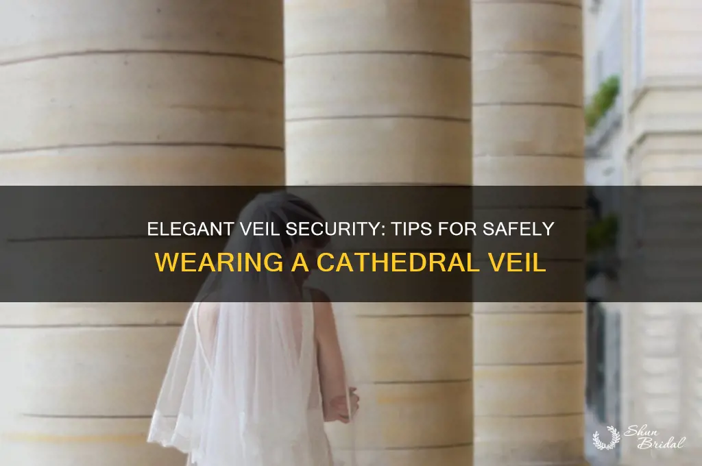 how to secure a cathedral veil