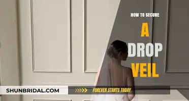 Mastering the Art of Securing a Drop Veil for Your Wedding
