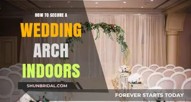 Elegant Indoor Wedding Arch Security Tips for a Flawless Ceremony