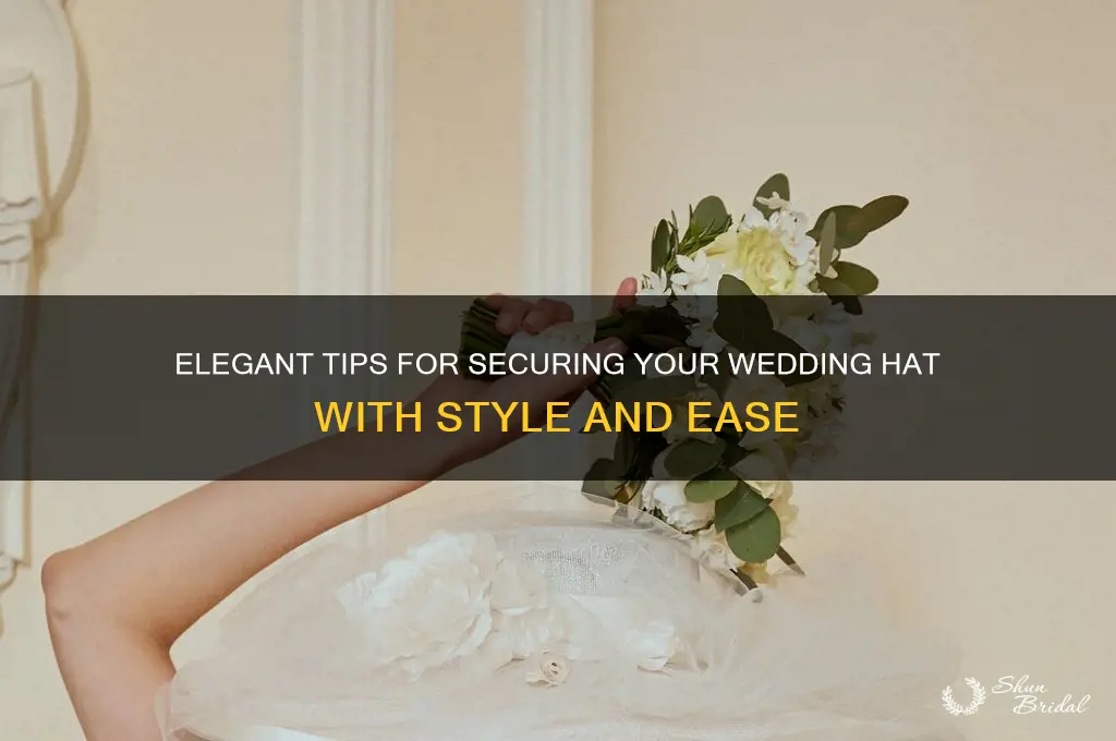 how to secure a wedding hat