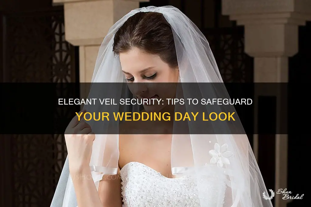 how to secure a wedding veil