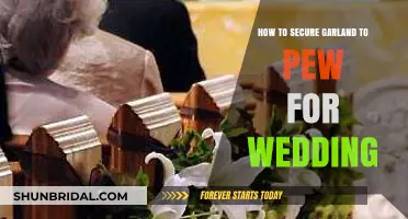 Elegant Pew Garland Securing Tips for Your Dream Wedding Decor