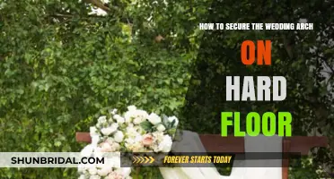 Secure Your Wedding Arch on Hard Floors: Easy Tips and Tricks