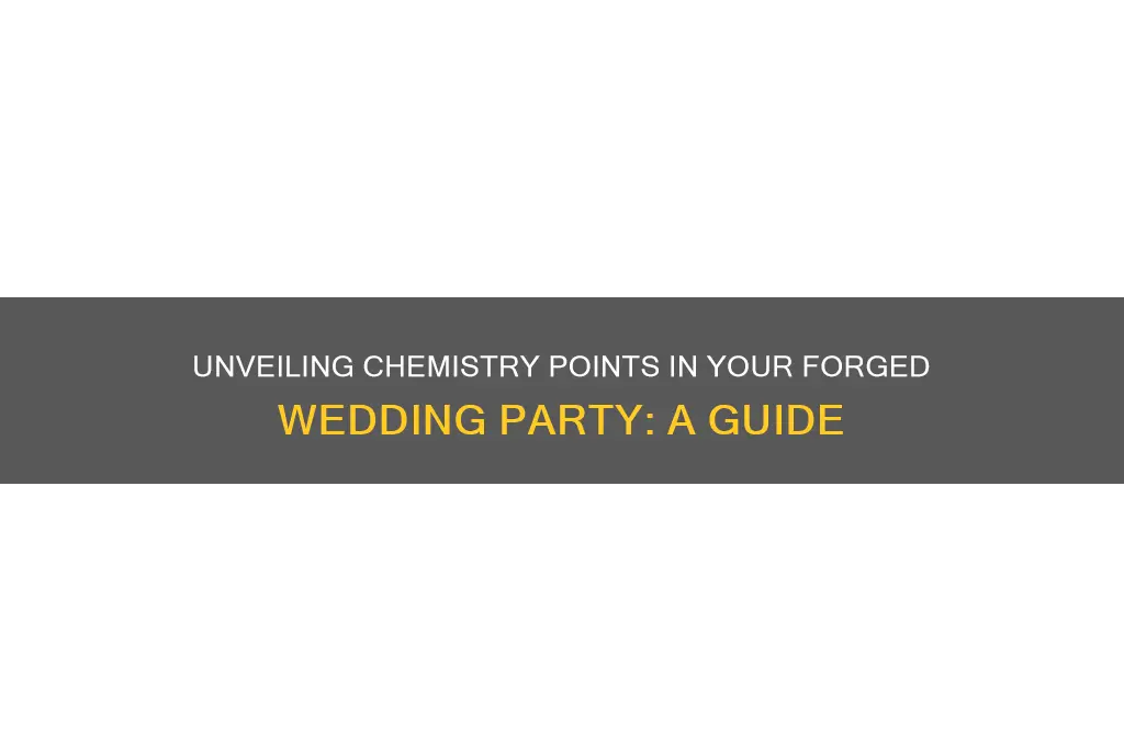 how to see chemistry points my forged wedding party